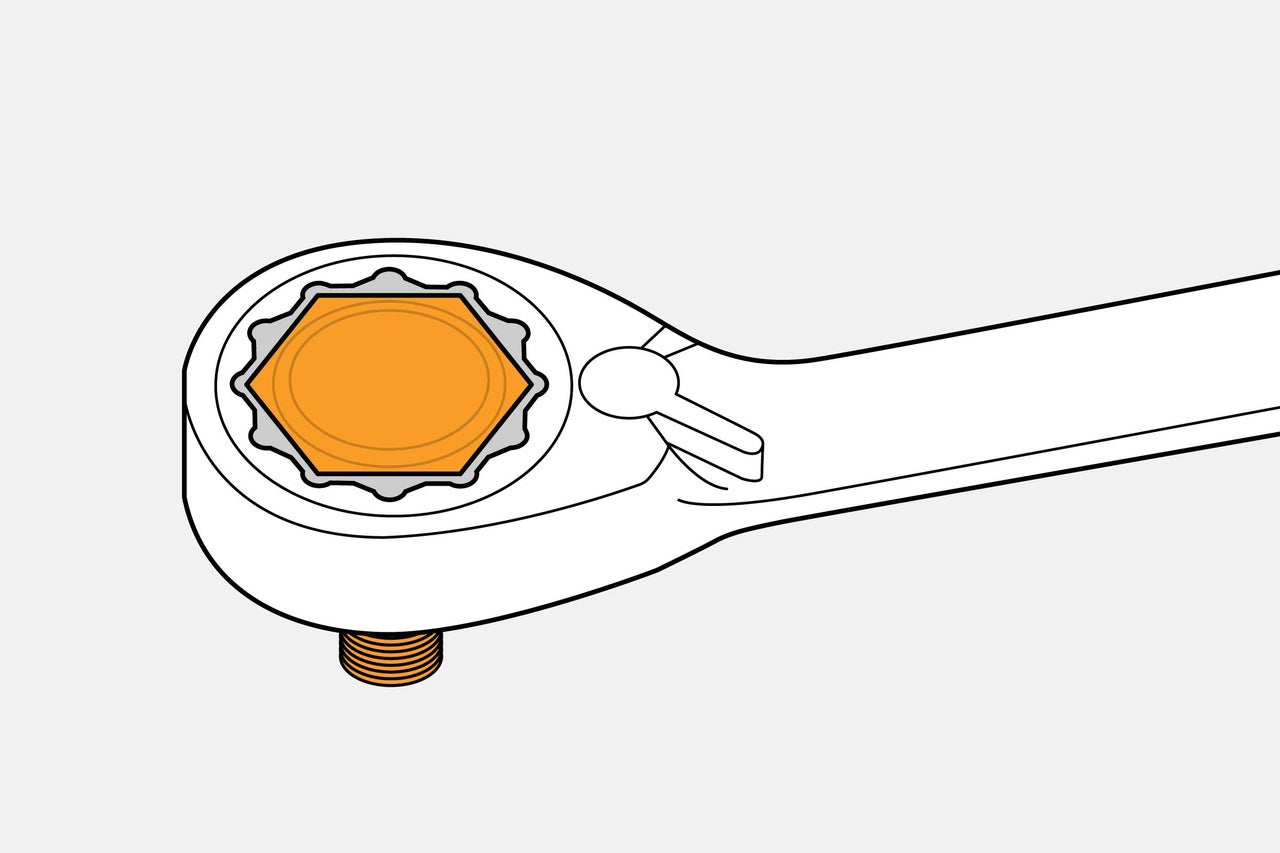 Clé à douille pour vis