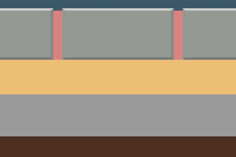 Détails de fondation avec isolation et maçonnerie