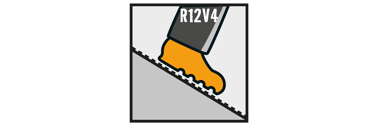 Symbole de résistance au glissement classe R12 V4