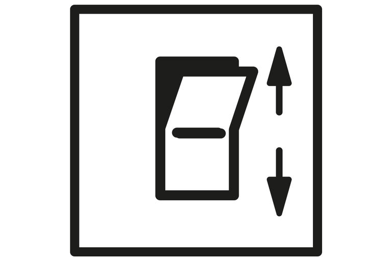 Symbole pour commande de volet roulant