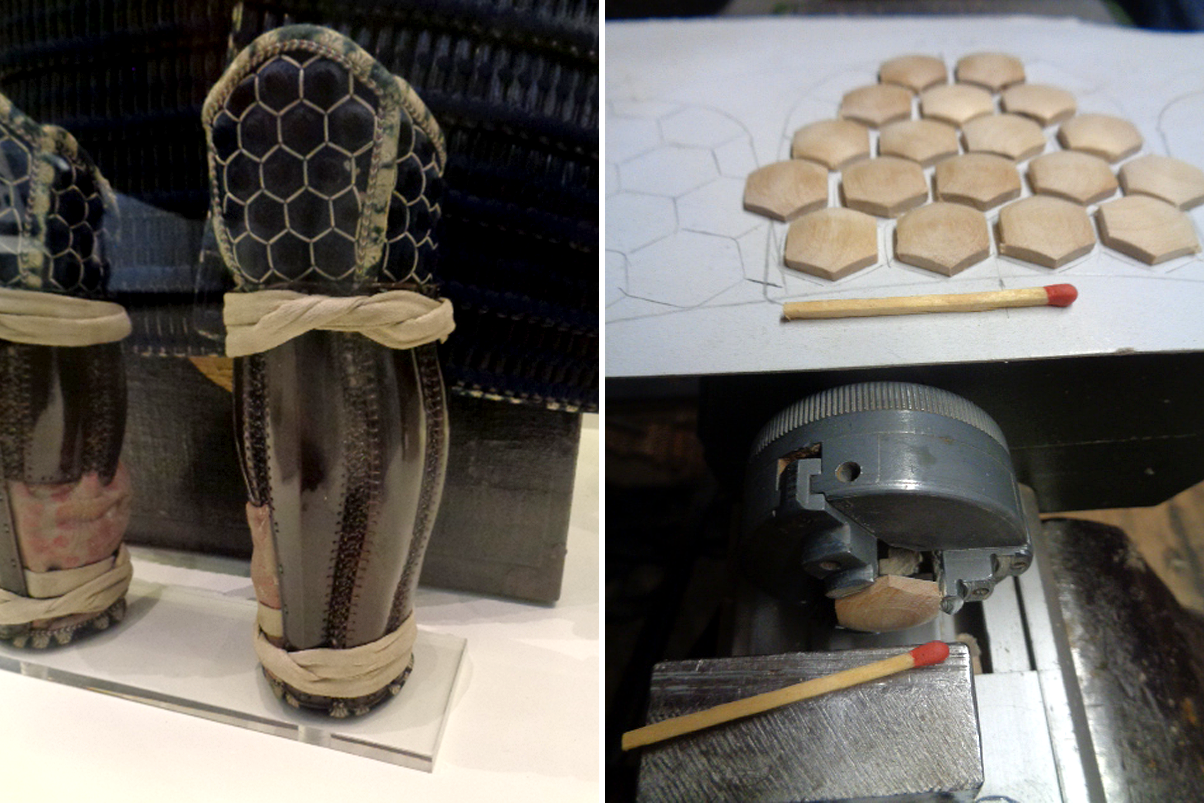Detailansicht von Werkzeugen und Materialien für die Herstellung von Schmuck