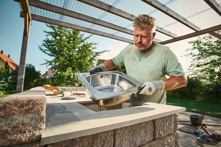 Construire soi-même une cuisine d'extérieur