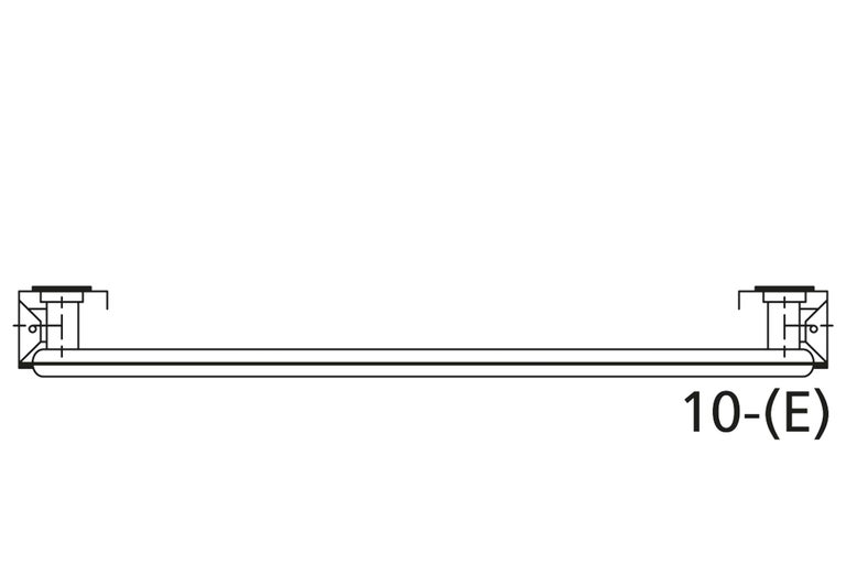 Dessin technique d'un porte-serviettes