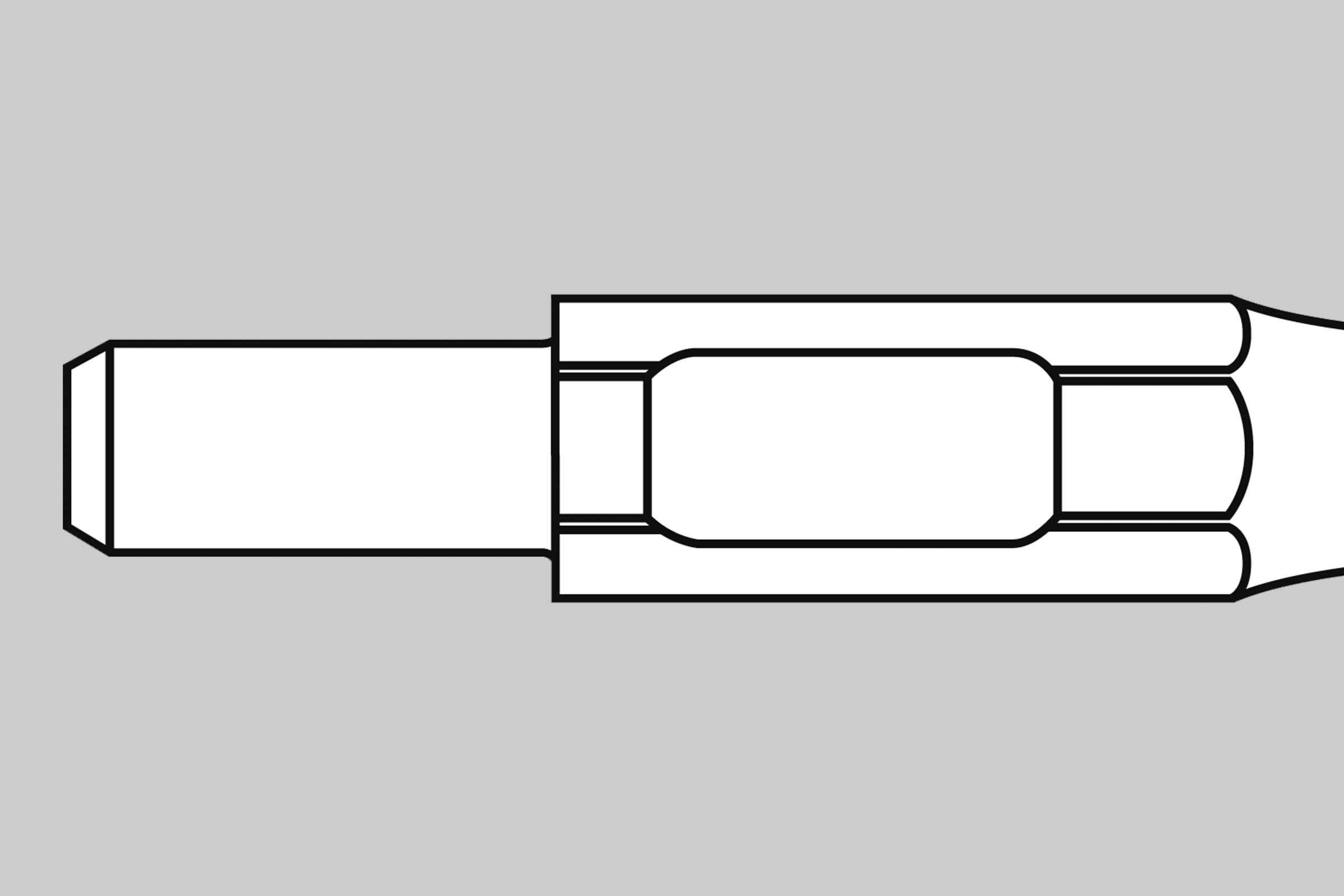 Illustration eines Schraubendrehereinsatzes