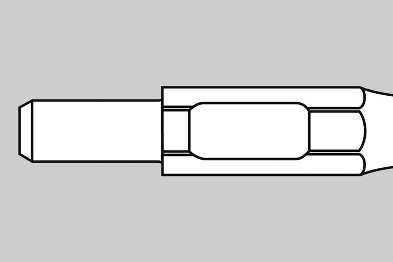 Illustration eines Schraubendrehereinsatzes
