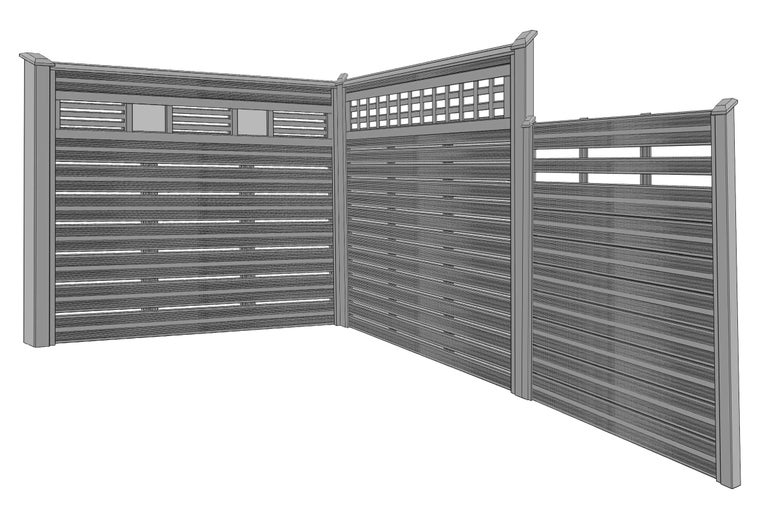 Éléments de protection visuelle avec différents designs