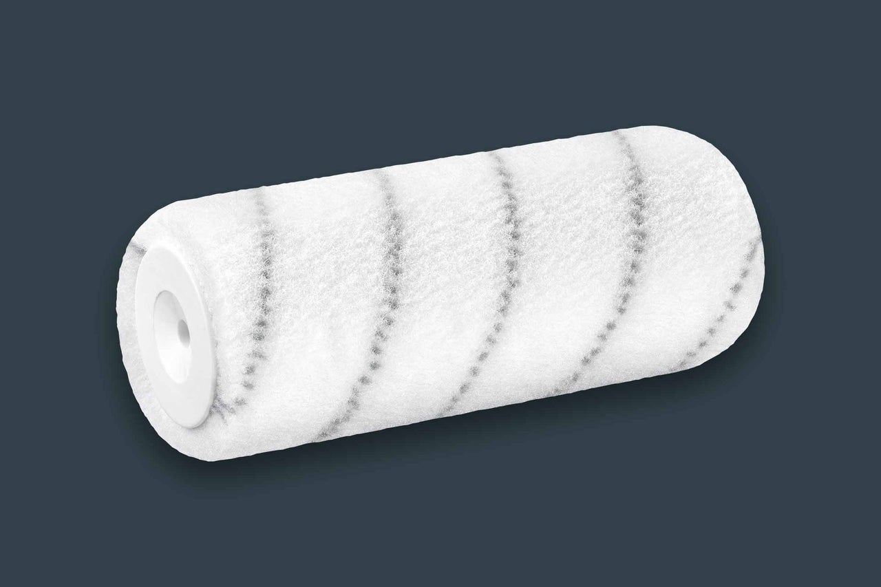 Farbwalze mit Streifenmuster