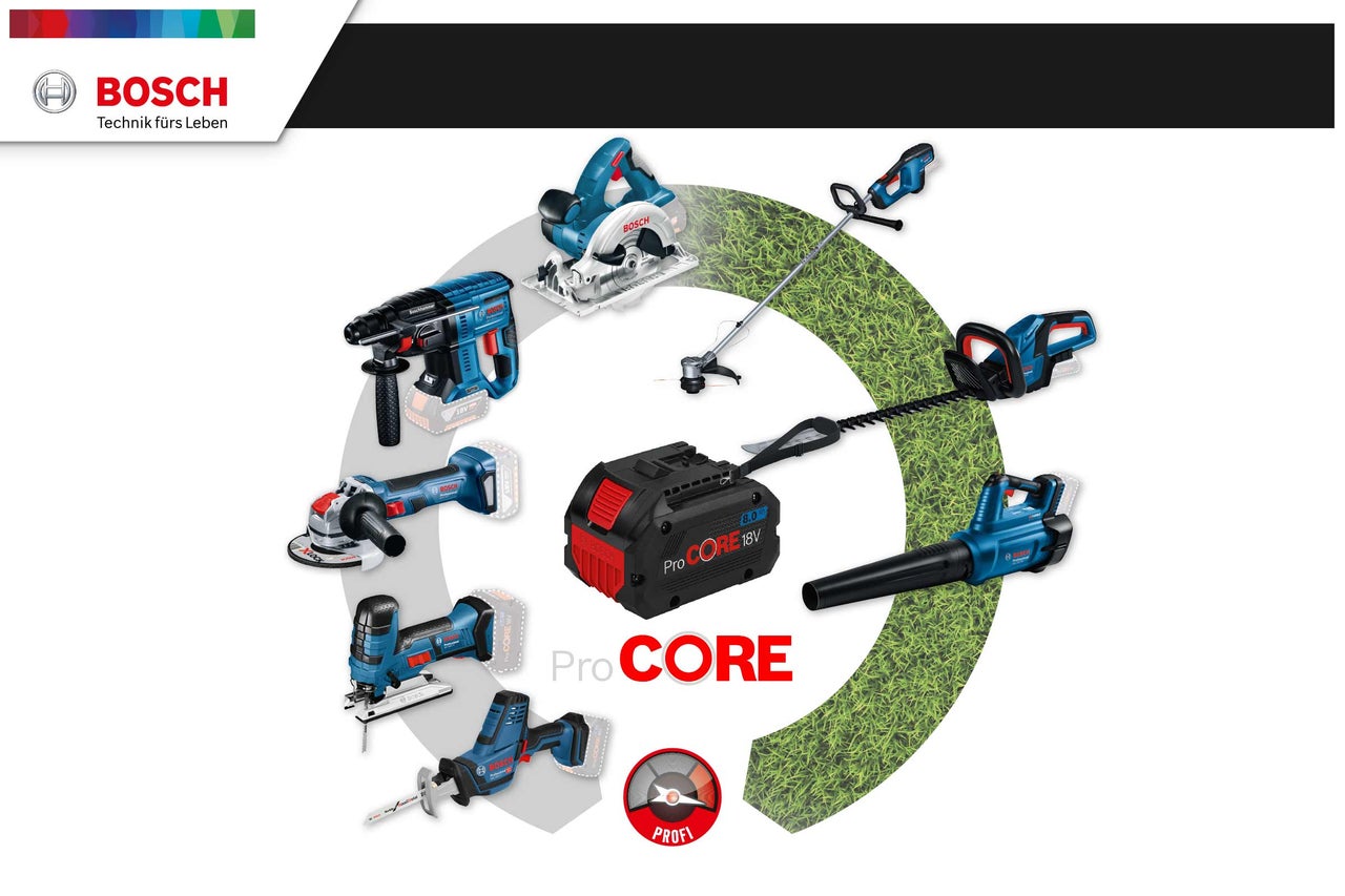 Assortiment d'outils électriques Bosch et accessoires pour diverses applications