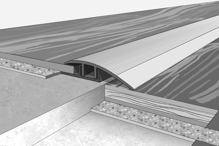 Bodenprofil zum Ausgleich von Höhenunterschieden zwischen zwei Bodenbelägen