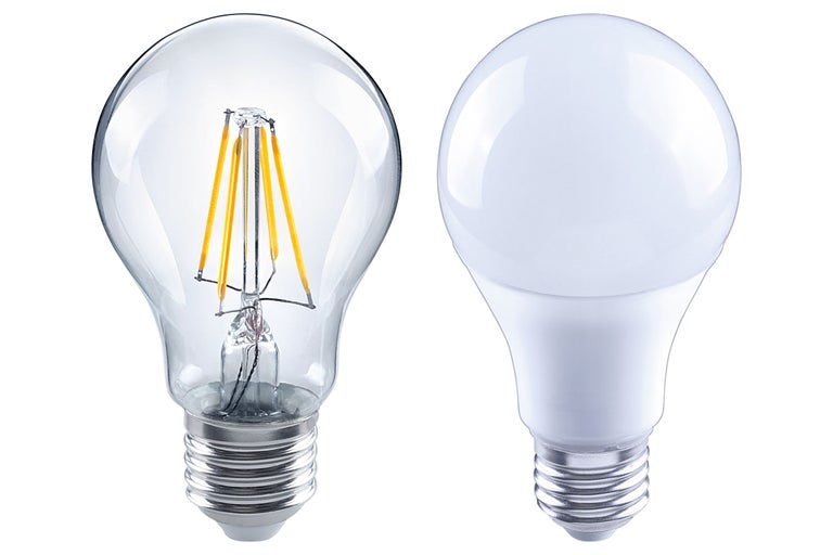 Deux ampoules LED avec culot E27