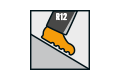 Symbole pour la classe de résistance au glissement R12