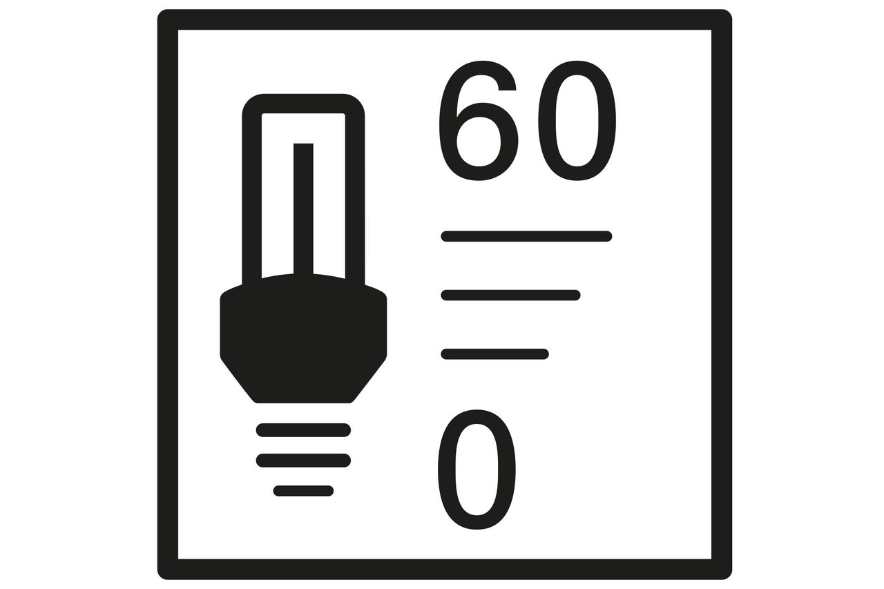 Symbole d'ampoule pour la puissance maximale en watts