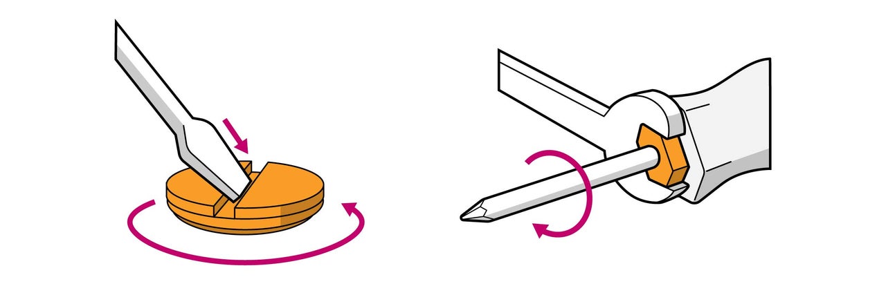 Illustration : outil tourne vis et écrou