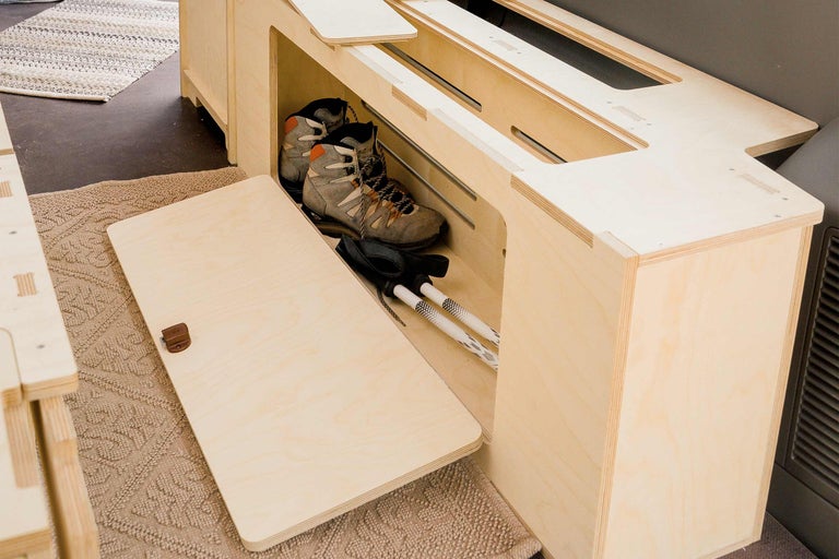 Aménager un grand coffre de rangement pour Volkswagen