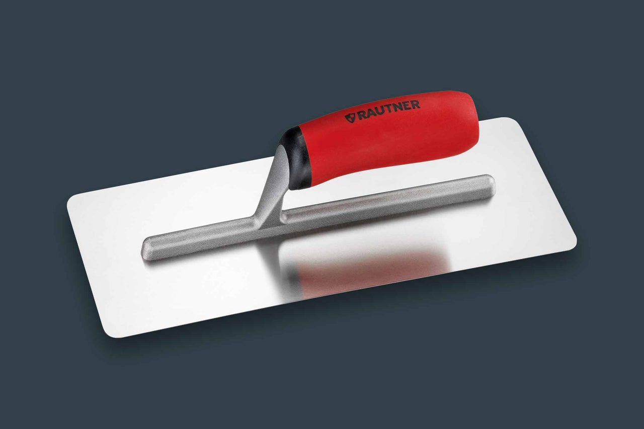 Glättkelle mit Rautner Logo