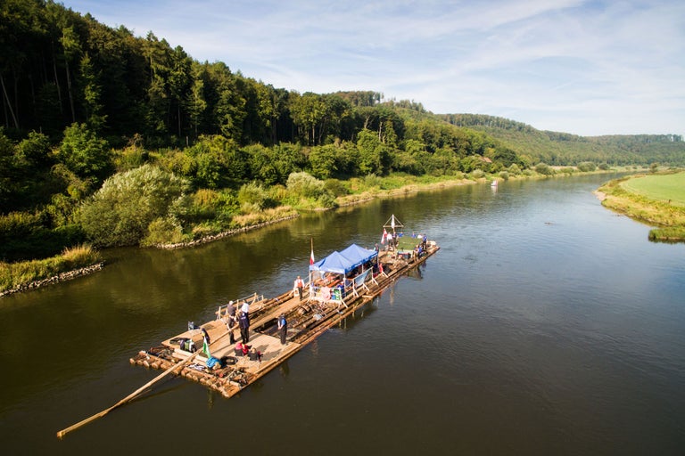 Das Monsterfloß von Reinhardshagen