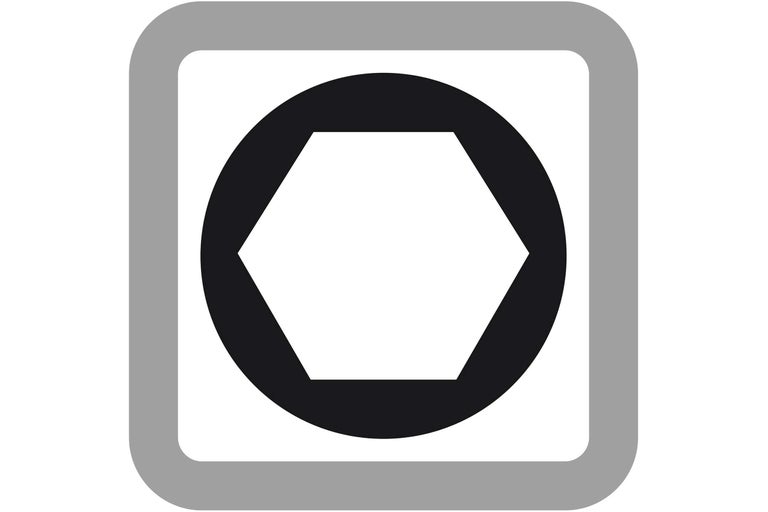 Symbole pour six pans creux