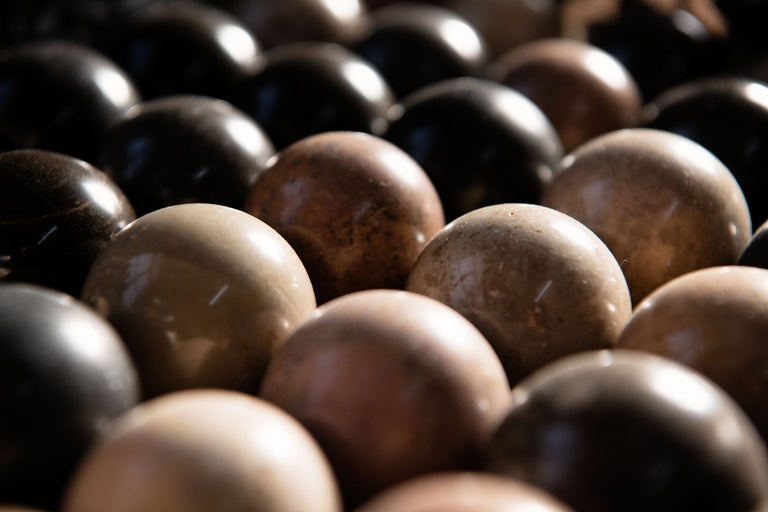 Gros plan de boules décoratives