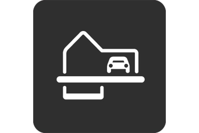 Symbole pour abri voiture