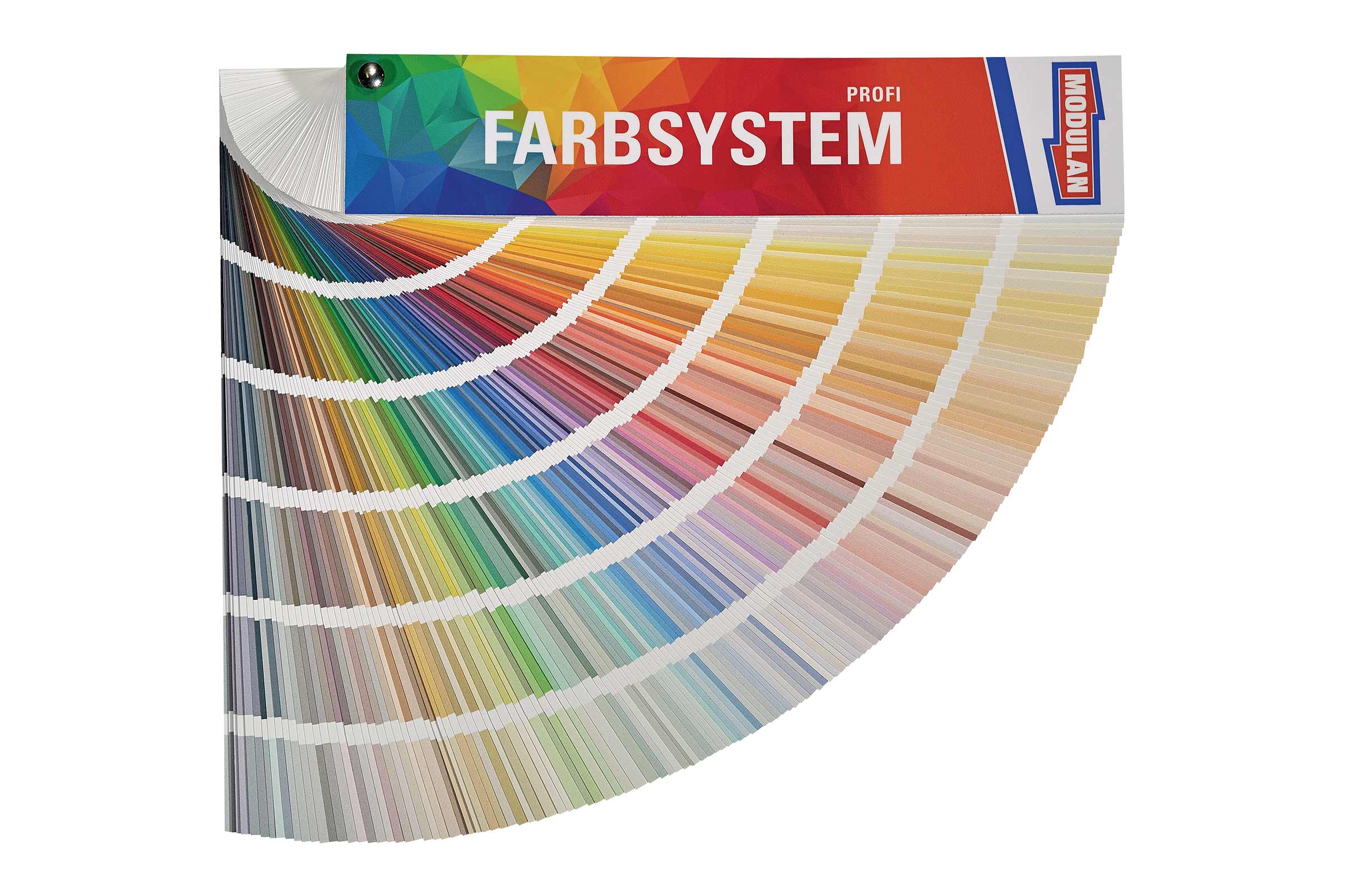Farbfächer des Modulan Profi Farbsystems
