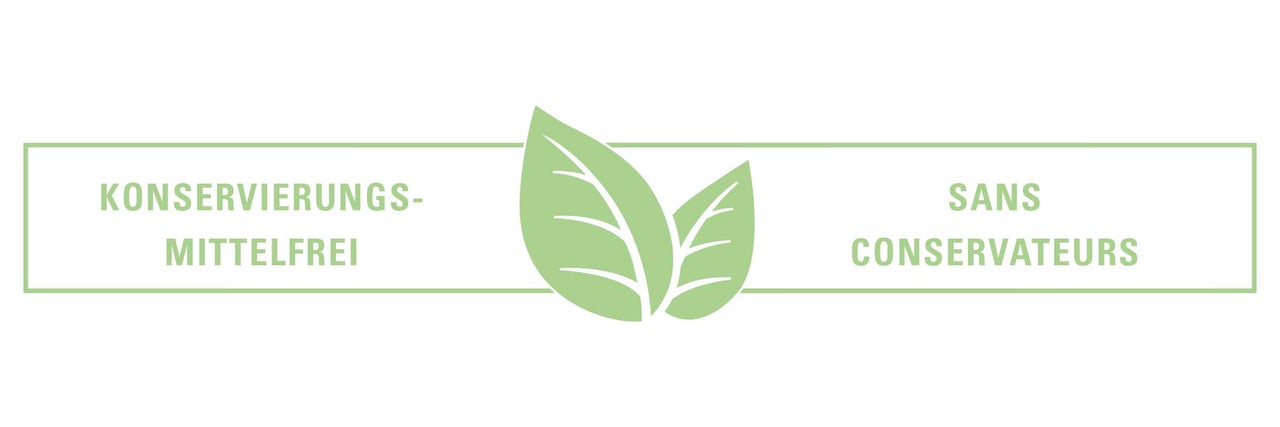 Symbol Konservierungsmittelfrei