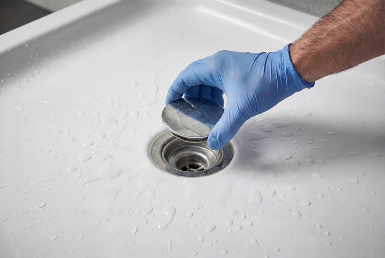 Nettoyer l'évacuation de douche