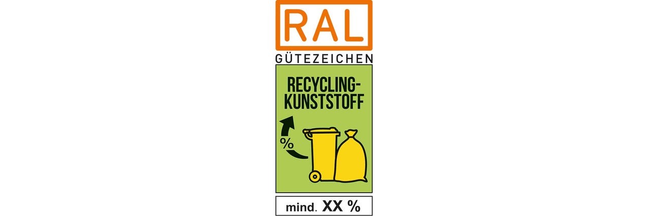 RAL Gütezeichen Recycling Kunststoff Siegel