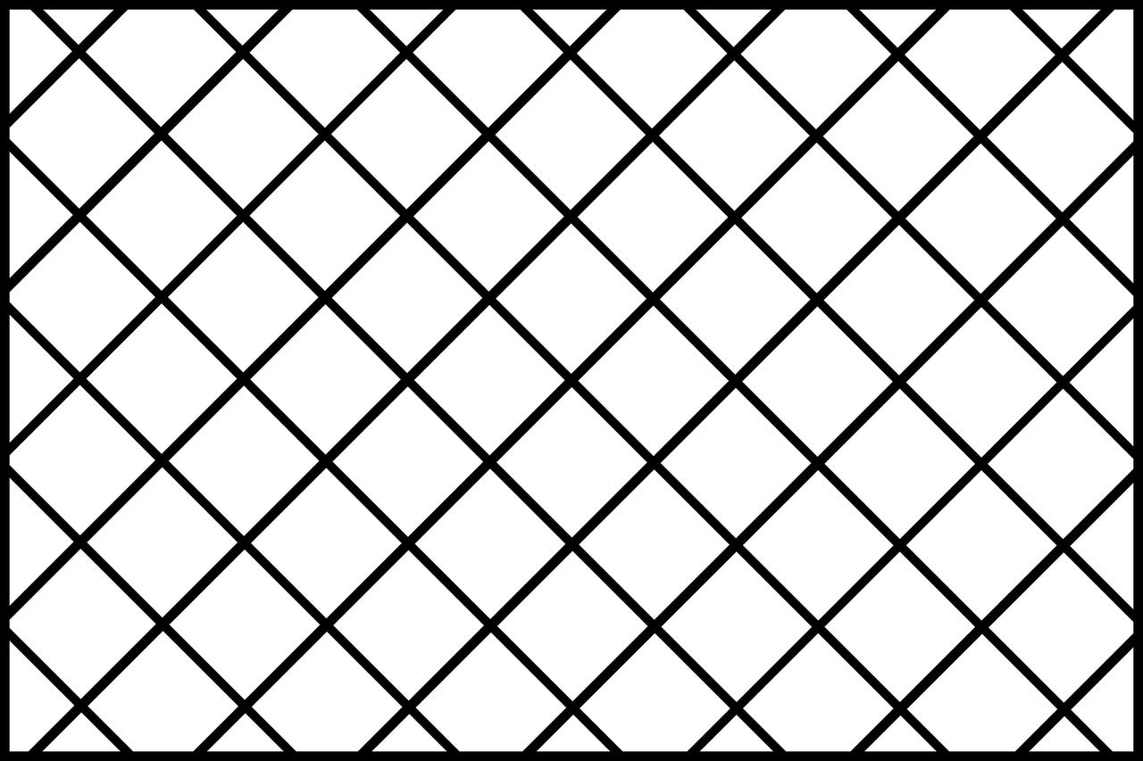 Symbole de motif en losange ou de grille.
