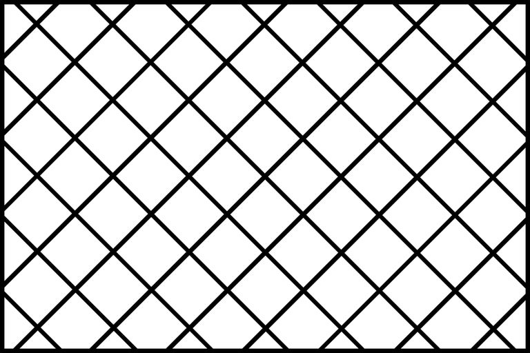 Symbole de motif en losange ou de grille.