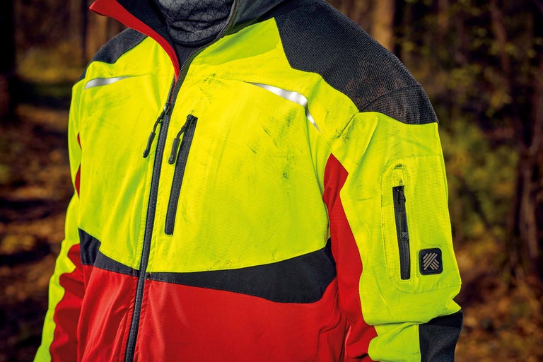 Veste forestière avec poches zippées