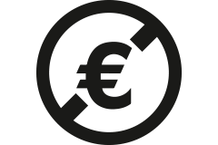 Keine zusätzlichen Kosten Symbol
