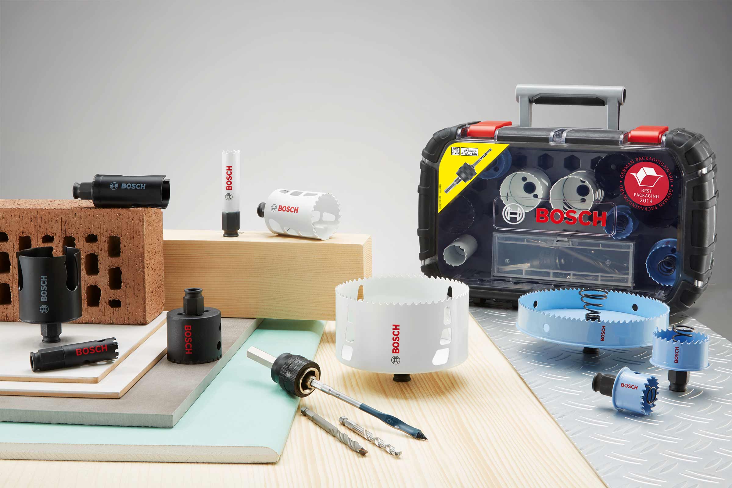 Kit de scies cloches Bosch avec coffret de rangement