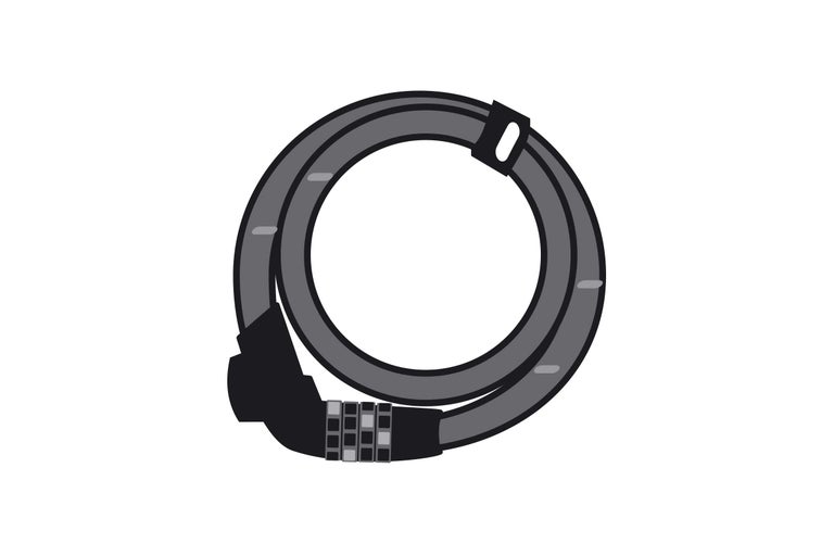 Spiralkabelschloss für Fahrräder