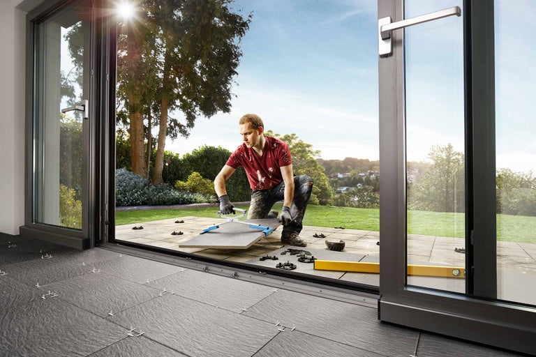 Poser des carrelages en extérieur