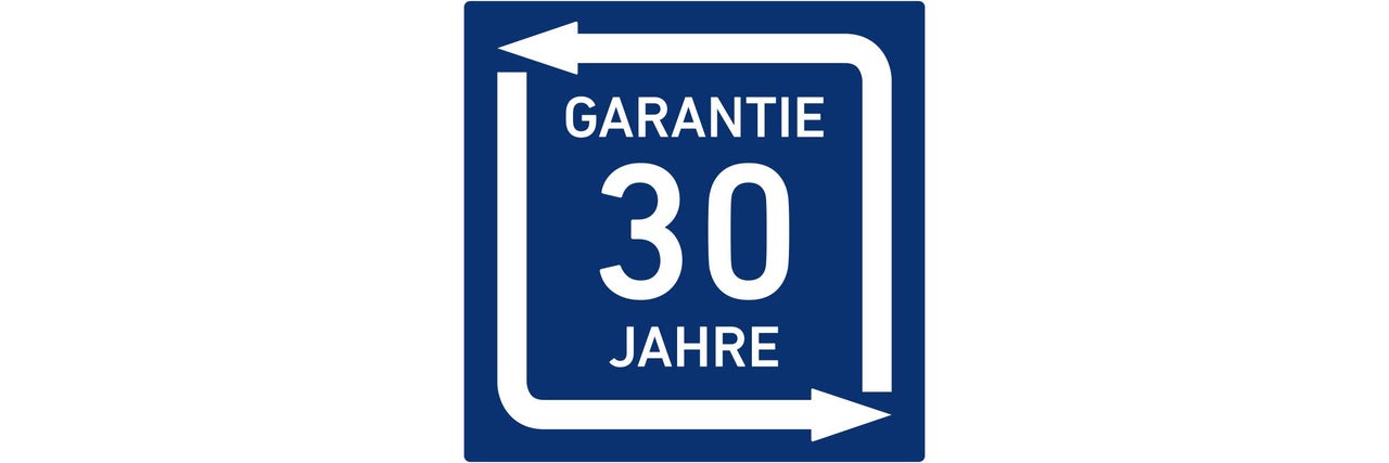 Sceau de garantie de 30 ans