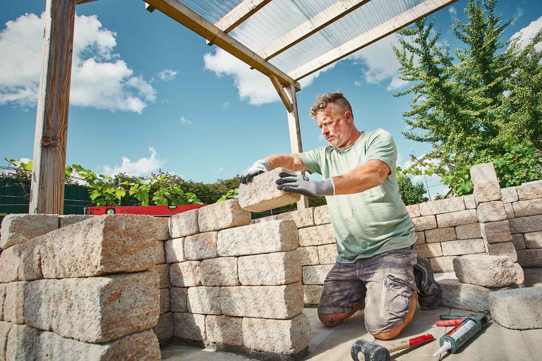 Outdoor-Küche mauern