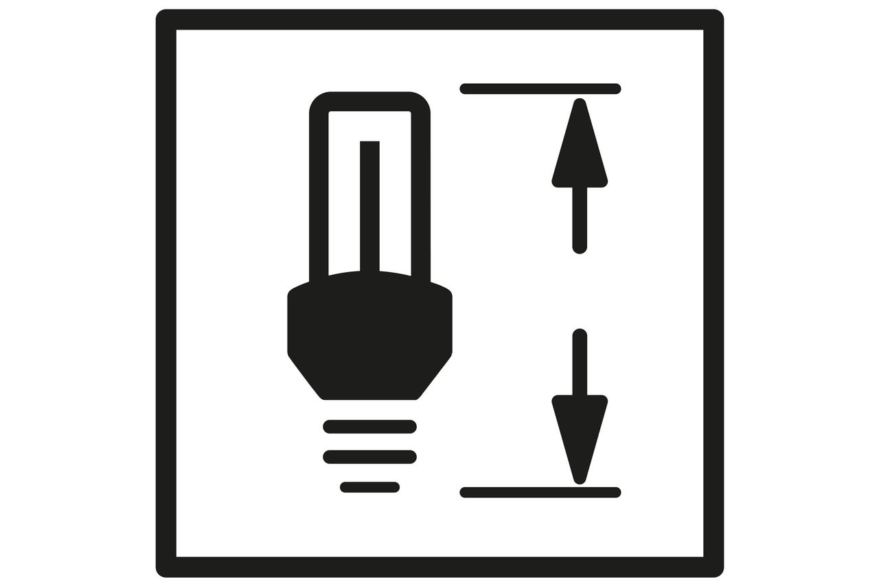 Symbole pour la profondeur d'installation