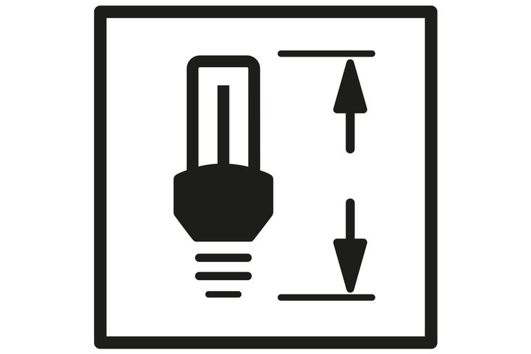 Symbole pour la profondeur d'installation