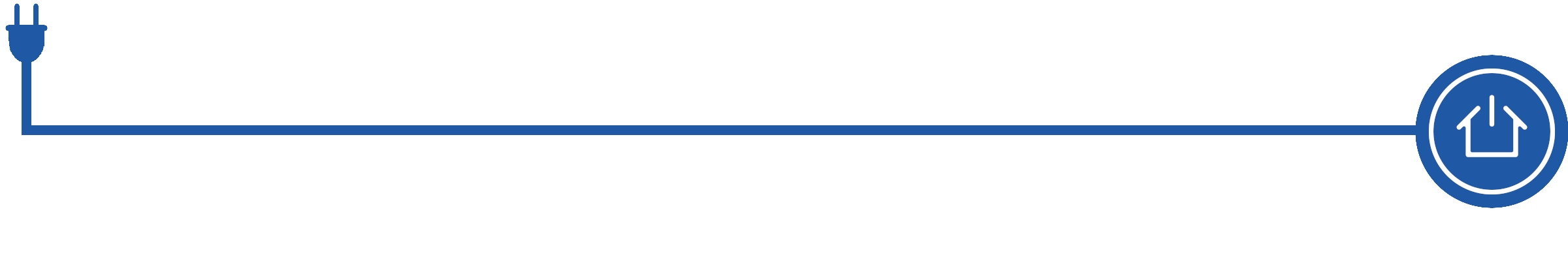 Symbole pour un retour facile