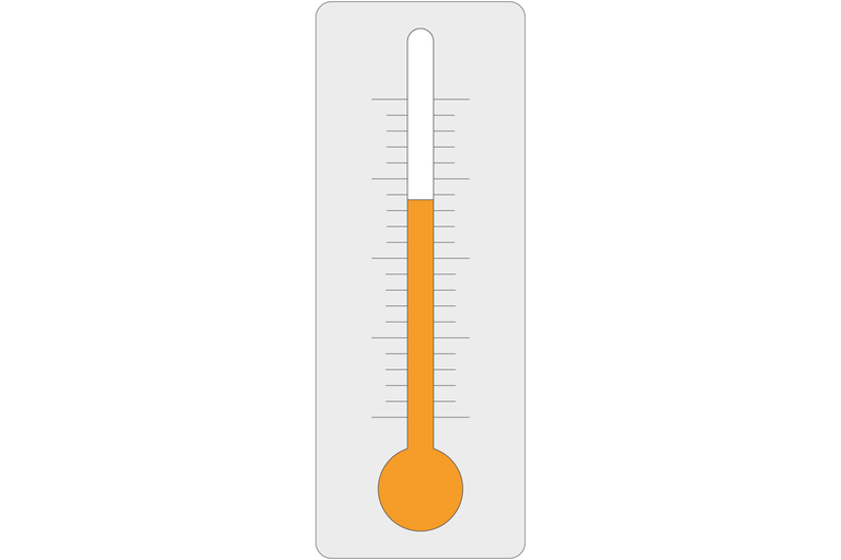 Thermometer zur Temperaturmessung