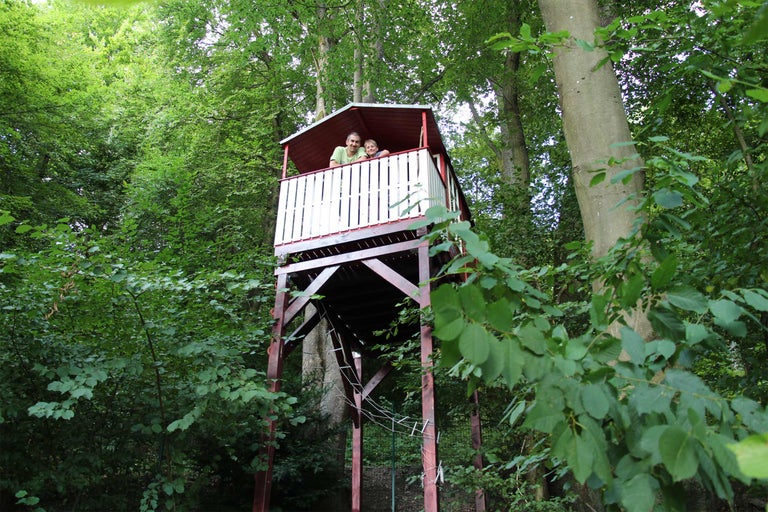 Das Baumhaus auf Stelzen