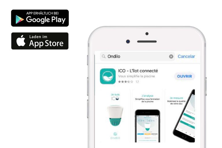 Application Ondilo disponible sur Google Play Store et App Store