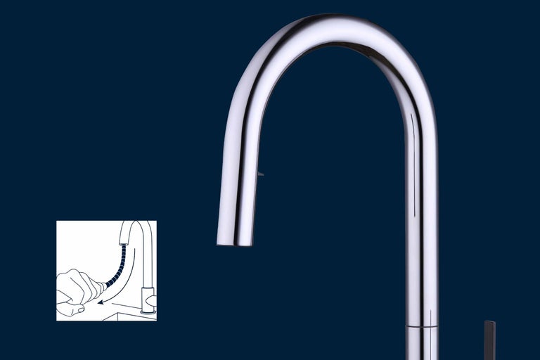 Robinet de cuisine avec douchette extractible