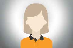 Image de substitution d'une personne féminine