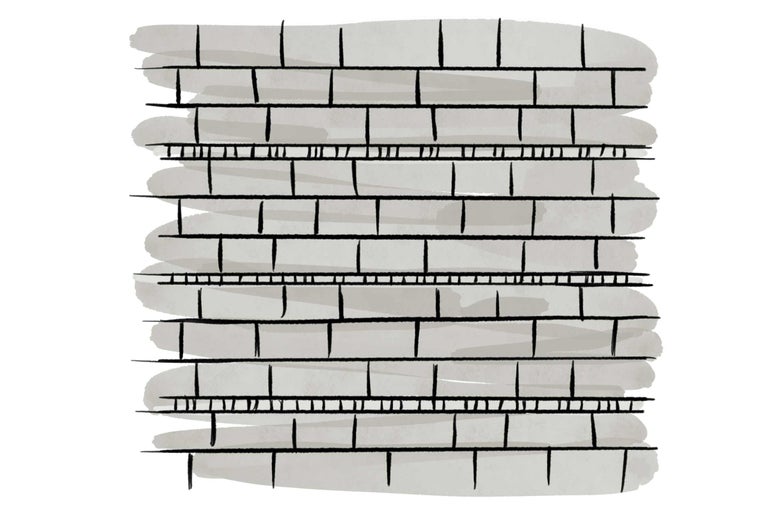 Illustration d'un mur de briques