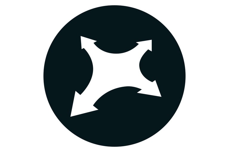 Symbole pour changement de taille aligné