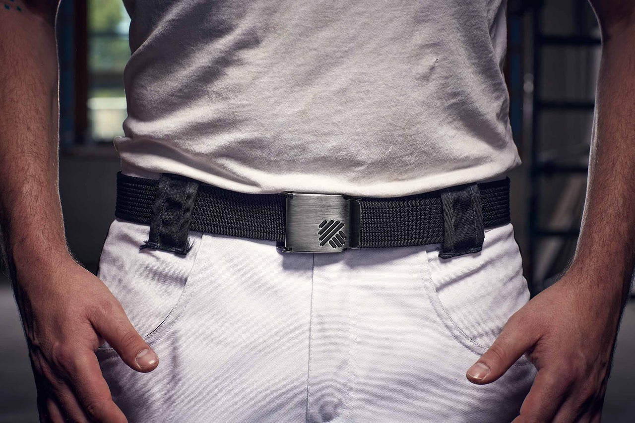 Hose mit Gürtel