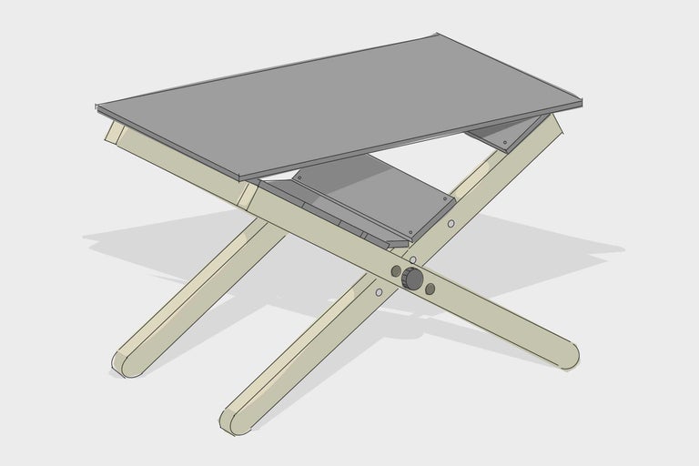 Table pliante en bois