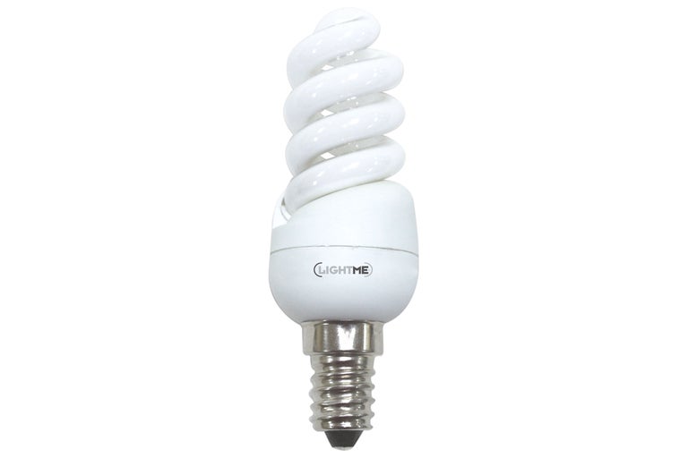 Lampe à économie d'énergie avec culot E14 et tube spiralé