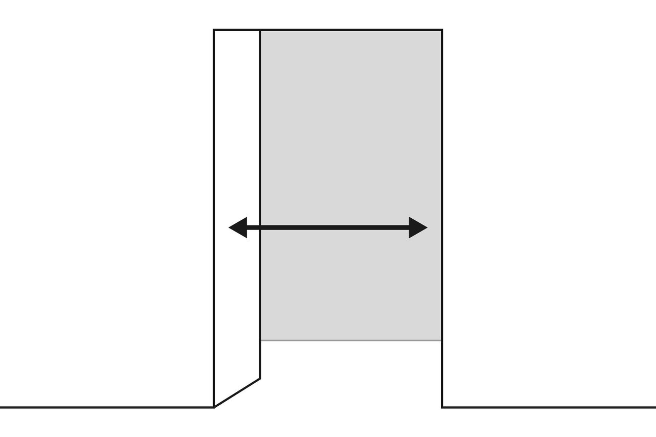 Image symbolique de la largeur variable d'un composant